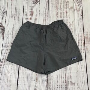 Patagonia Men's Gray Water Repellent Shorts Size S Elastic Waist Pockets